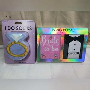 Living Royal Crew Socks / Bride-Groom / 3-pair